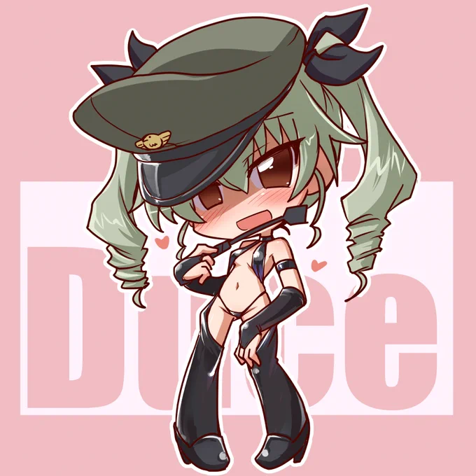 [R-18] ドゥーチェ #ガールズ&amp;パンツァー #ガルパン #アンチョビ(GuP) #ボンテージ #おっぱい https://t.co/PbLge5VqBe 