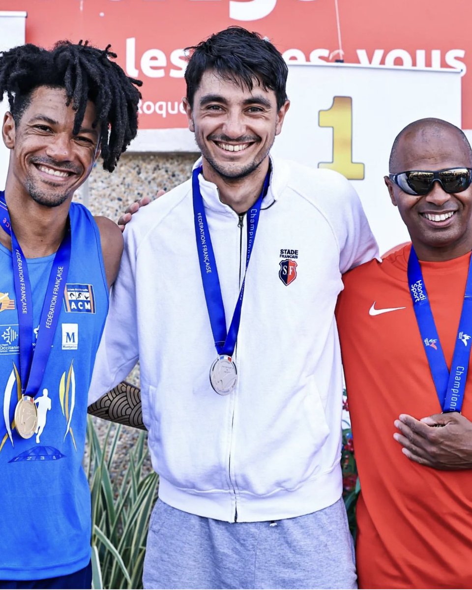 Poulmaire_AF's tweet photo. Félicitations à Arnaud Assoumani  qui est sacré champion de France de Para athlétisme 2022 et dont nous avons l’honneur de gérer l’image👏🥇 https://t.co/fabMOfQG04