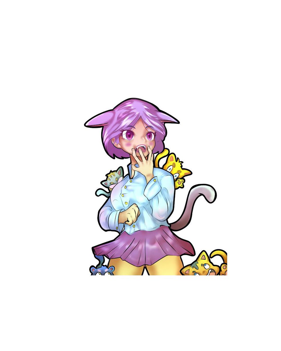 foxyheist's tweet photo. Check out my new video!!!!ClipStudioPaint Speed Draw Cat girl #artwork #illustration #helloottit #catgirls #youtubechannel #shorts #YouTube #cartoon #opencommissions 

https://t.co/KH9Ds3zOLN https://t.co/cbehfg4Ga4
