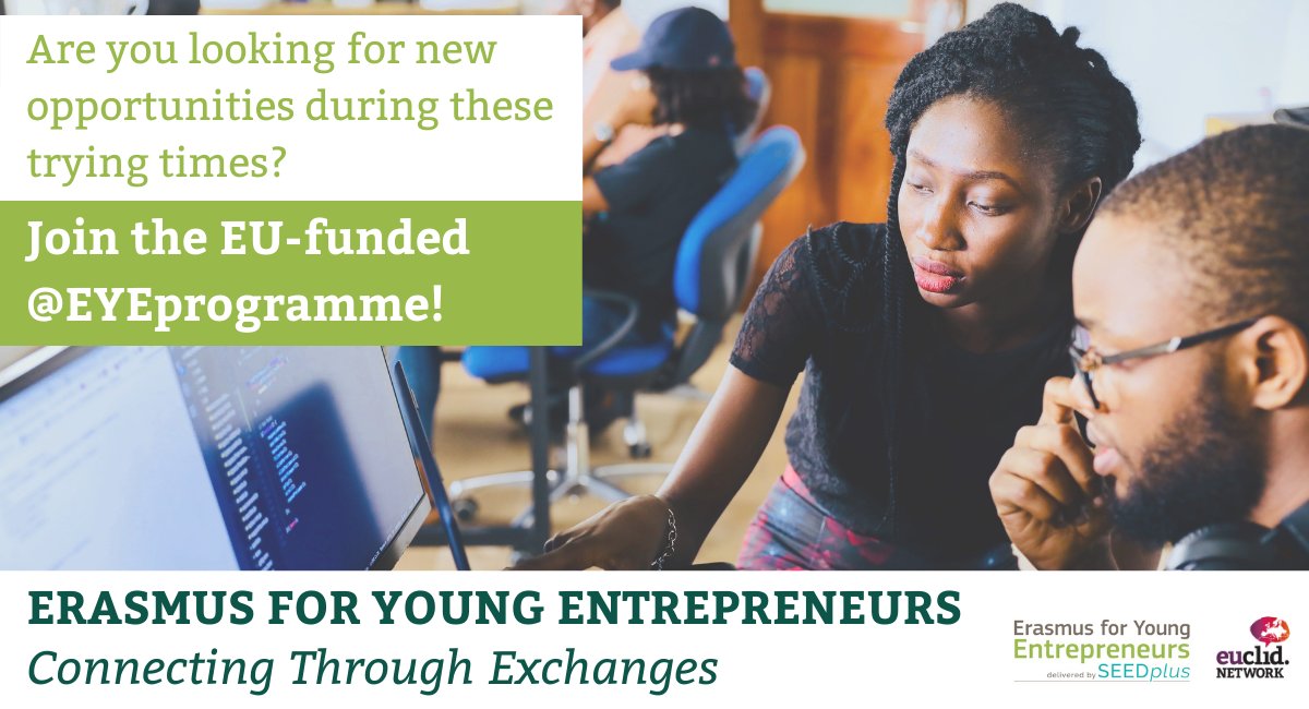 When everything slows down, EYE helps you keep going and get a competitive advantage.
The EU-funded EYE programme is an excellent opportunity for experienced entrepreneurs
to #growyourbusiness and share your knowledge!
Take this opportunity and apply! bit.ly/EYE-SEEDplus