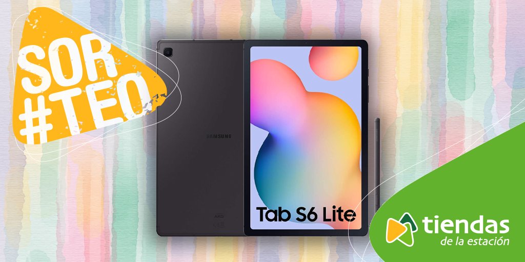 tiendasestacion's tweet photo. ¿Te gustaría ver tu serie favorita con la máxima calidad? ¡Tenemos la solución para ti! ¡Redoble de tambores! 🥁Sorteamos dos TABLET SAMSUNG GALAXY TAB S6 LITE🎉 

¿Cómo participar?
➡ Síguenos en Twitter 
➡ Haz RT a esta publicación
➡ Menciona a un amigo

#tiendasdelaestación https://t.co/daat1EP6L2