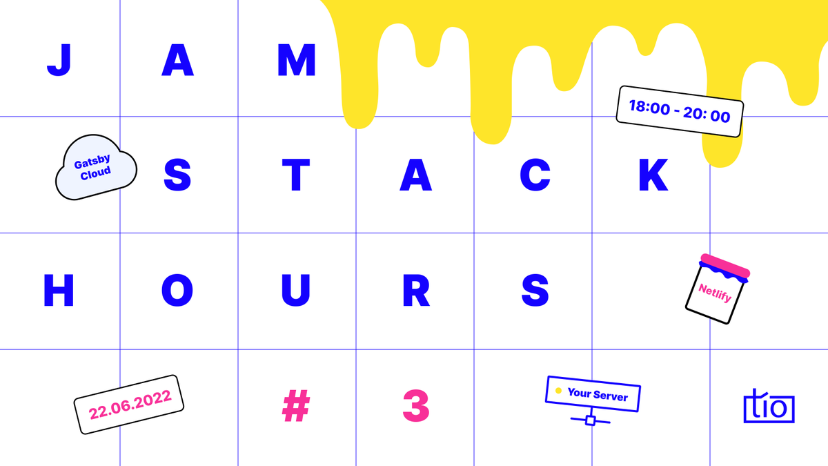 tioist's tweet photo. #Jamstack Hours #3 is TODAY! The event will take place in our office at 18:00.

Don't forget to register ↓💙
https://t.co/d1L8uH27xq https://t.co/d0YrApyuhh