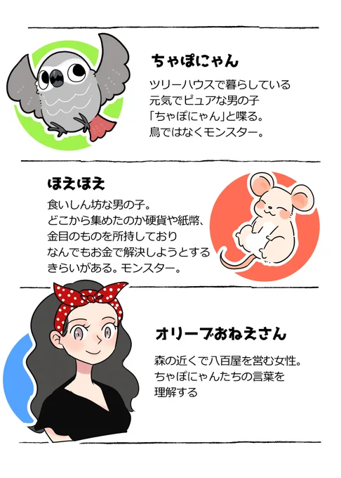キャラクター紹介です
#ちゃぽにゃん 