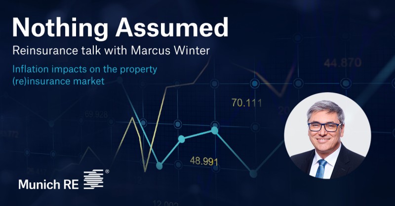 lizsophiaking's tweet photo. Take time to listen to #NothingAssumed, a new podcast series discussing topics that keep the (re)insurance industry up at night hosted by Munich Re US President & CEO Marcus Winter. Marcus and Head of Property Mike Quigley dive into topic of #inflation. https://t.co/u9R7xVOycZ https://t.co/fFfmBiRb87