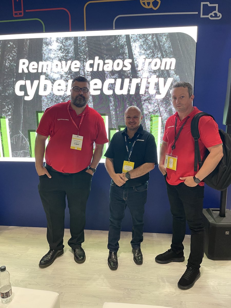 Mimecast's tweet image. Having a good time @ #Infosecurity2022 so far? If you haven&apos;t been to stand H40, pop over to chat with our team members and learn about our robust ecosystem!