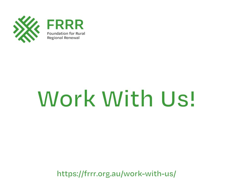FRRR_Oz's tweet photo. Come work at FRRR! We’re looking for a Grant Program Manager QLD/NT/WA! 

Learn more about the role and apply, here: https://t.co/JCJbwBBw8B

#WorkWithUs https://t.co/U2bAd5i6QK