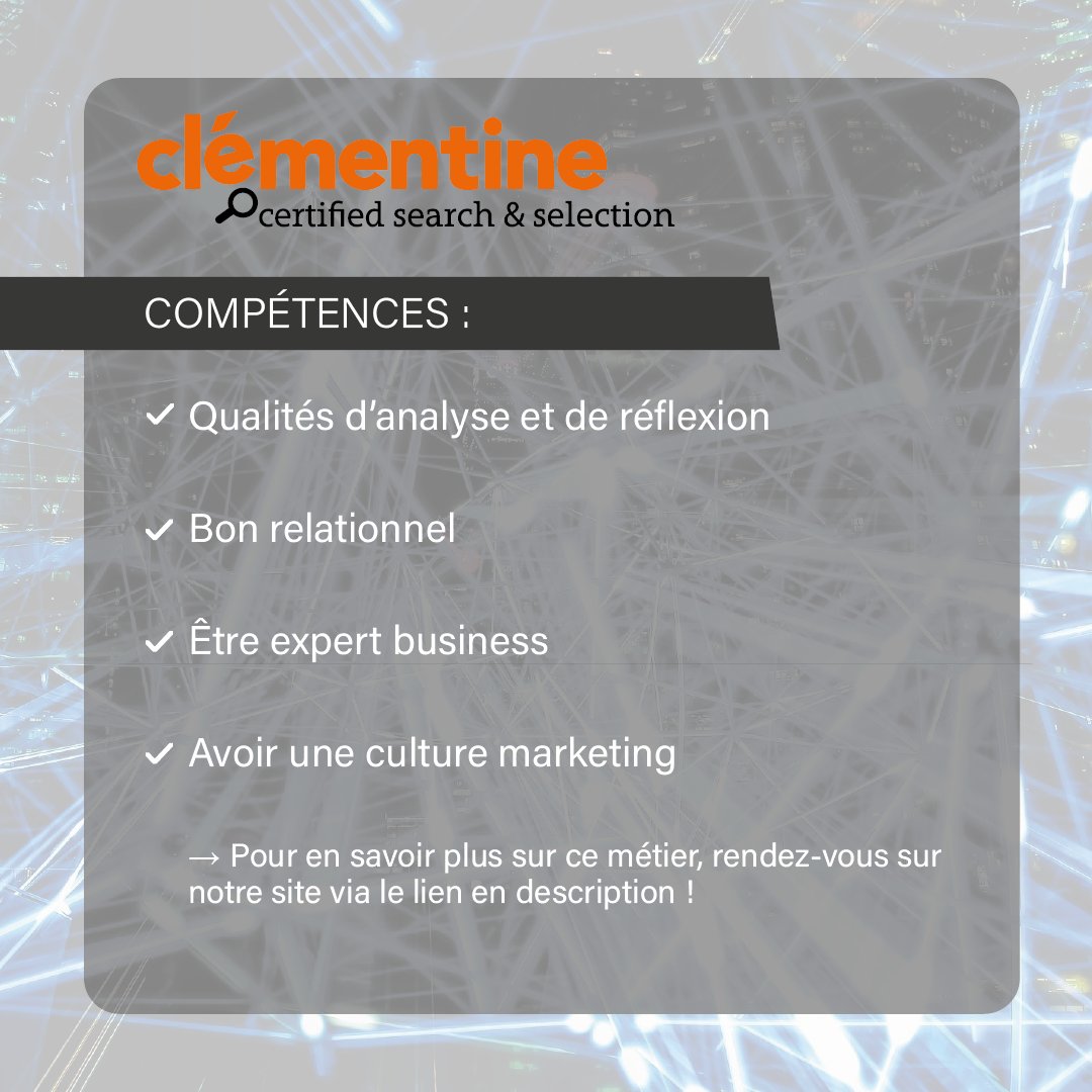 🔎 ZOOM sur un métier : Chief Revenue Officer  🧐

👉Le Chief Revenue Officer (CRO) est de plus en plus recruté par les start-ups. 
Pour retrouver la fiche métier complète, c'est par ici : clementine.jobs/fiches-metiers…