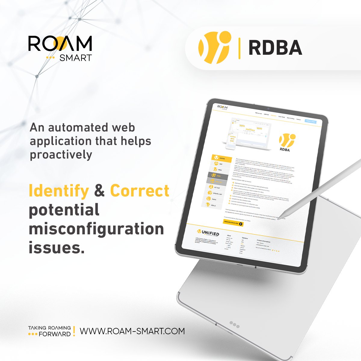 RDBA | Automatic Audit | Analysis &amp; Reporting

➡Let's improve the quality of your roaming configuration together while increasing roaming revenue with RoamSmart's Roaming Database Audit❗

✔ Explore a full version of the RDBA module for free now : bit.ly/2CQNxtF