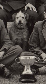 highgate1565's tweet photo. Does anyone recognise this canine friend from the mid '50s? A loyal member of School House and companion to Head at the time Mr Doulton c. 1956, name unknown #cutedog #HighgateSchool https://t.co/VoRnfqsgf5