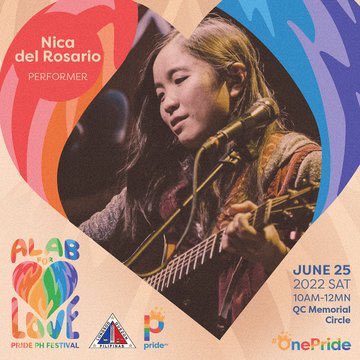 nicadelrosario's tweet photo. Kitakitsssss 🏳️‍🌈🏳️‍🌈🏳️‍🌈

June 23 - Girl Nation Pride 2022 at Nectar
June 25 - Alab For Love Pride Festival at QC Memorial Circle
June 25 - Atin Ang Kulayaan: The 2022 Metro Manila Pride Festival at CCP Open Grounds
June 27 - One Night Stand: OnLive! At Social House https://t.co/YxJTPS6JEJ