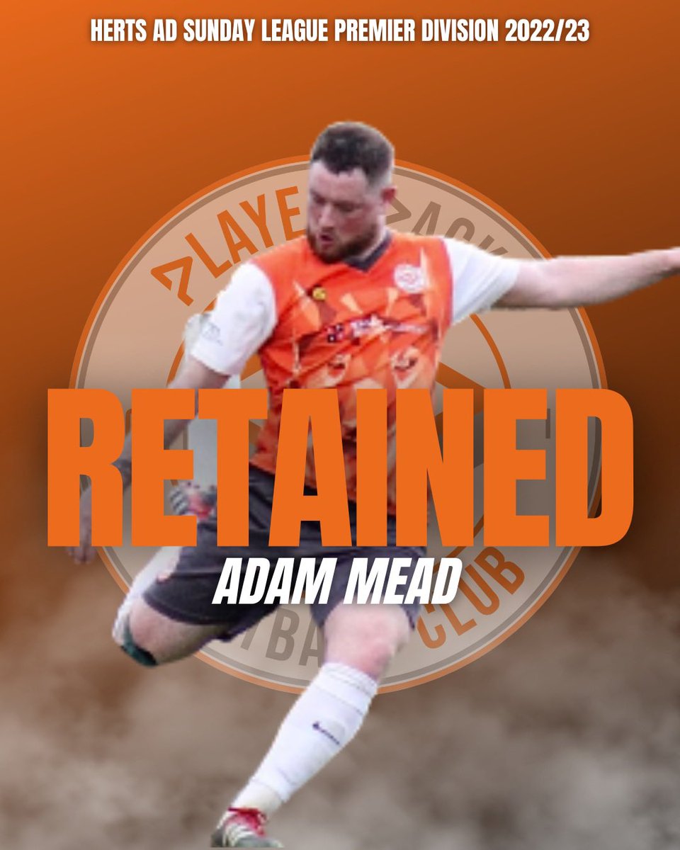 PlayerPacksFC's tweet photo. π RETAINED!
πΊ ADAM MEAD
A fan and club favourite, a technical genius, and apparently heβs not bad at free kicks. We welcome βMeadyβ #BackToPack for the 2022/23 season in the @HertsADSL Premier Division. https://t.co/nnyGtkl60W