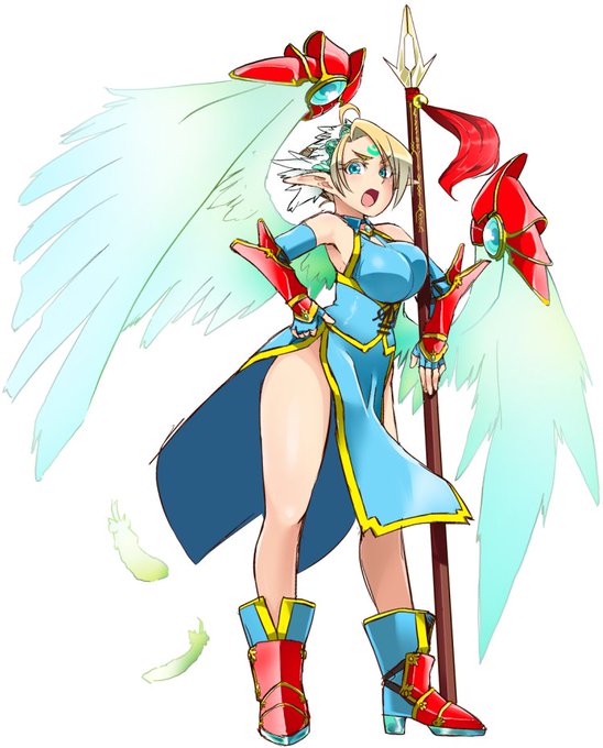 フェザーエルフの槍使い⚡️エル・ファレリア 