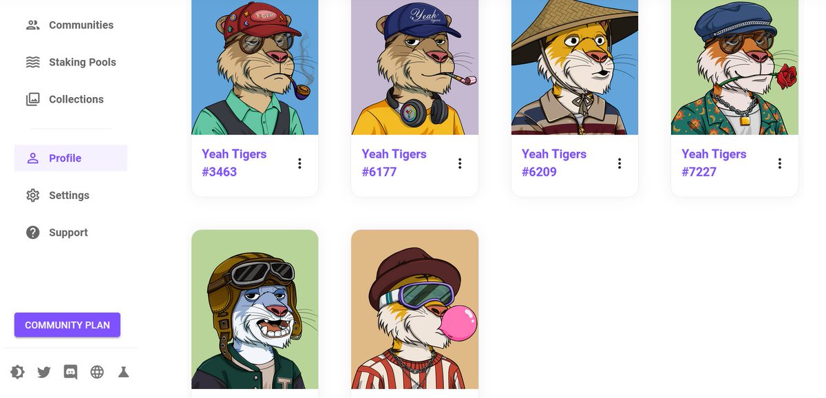 bellaTLopez's tweet photo. Do you want to be part of history? @yeahtigers  will be the first to stake in @MagicEden  website , the best time to invest is to absorb the paperhands, a community with strong hands will propel TIGERS! Like, RT, DELIST! https://t.co/YyzYaS2D82