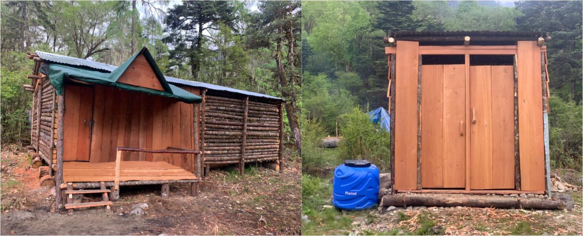 Spearcorps's tweet photo. DaoDivision @Spearcorps &amp; civil admin with aim to promote tourism &amp; empower locals of Dembuen Village in Dibang, Arunachal Pradesh constructed night stay facility at Kapuda, East Dibang for trekkers to religious site of Athu Popu, Anini
@adgpi 
@easterncomd 
@MyGovArunachal https://t.co/NKs6r6Ersc