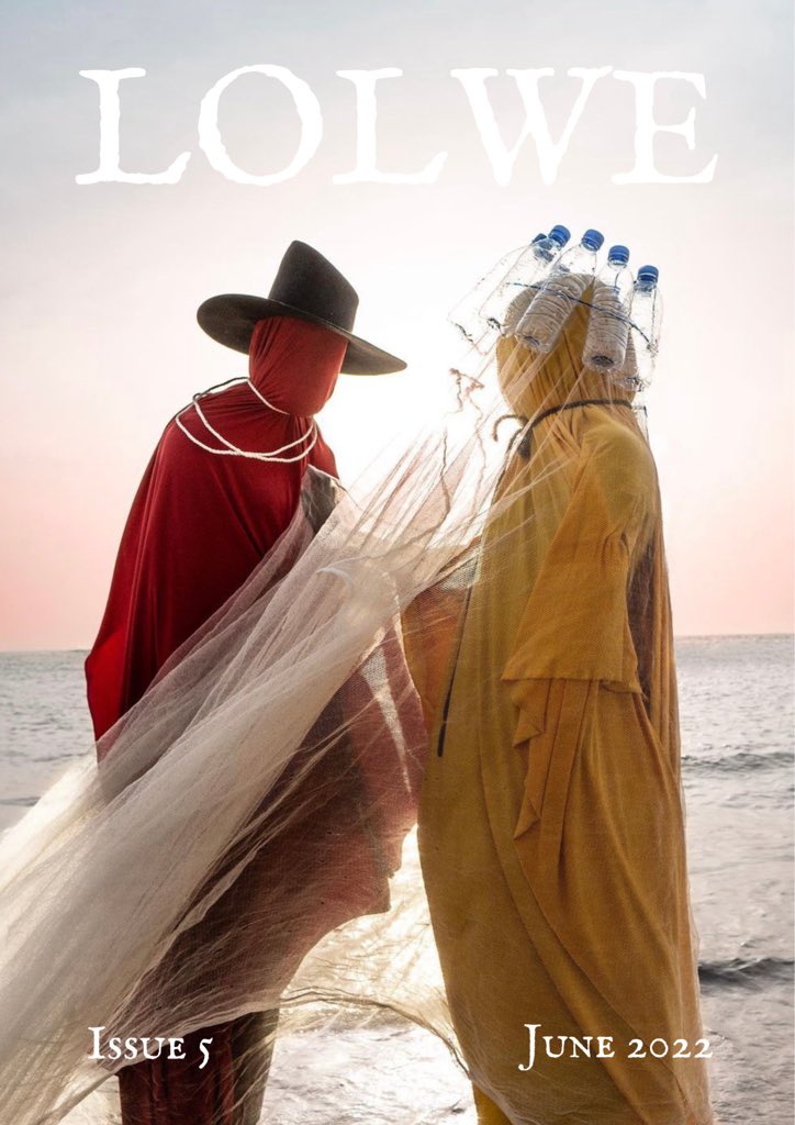 Issue 5 is LIVE! Guest editors: <a href="/malingose/">Mali Kambandu</a>, <a href="/WillieKinardIII/">Willie Lee Kinard III</a> &amp; @postcolonialchi. Cover: Alex &amp; Frans Odicky. Illustrations: <a href="/cocoette_/">nefernotities</a>. Stories, poems, essays &amp; photos from Kenya, Nigeria, Trinidad &amp; Tobago, Ghana, Sudan, St. Lucia, Zimbabwe, &amp; more
lolwe.org/issue-5/