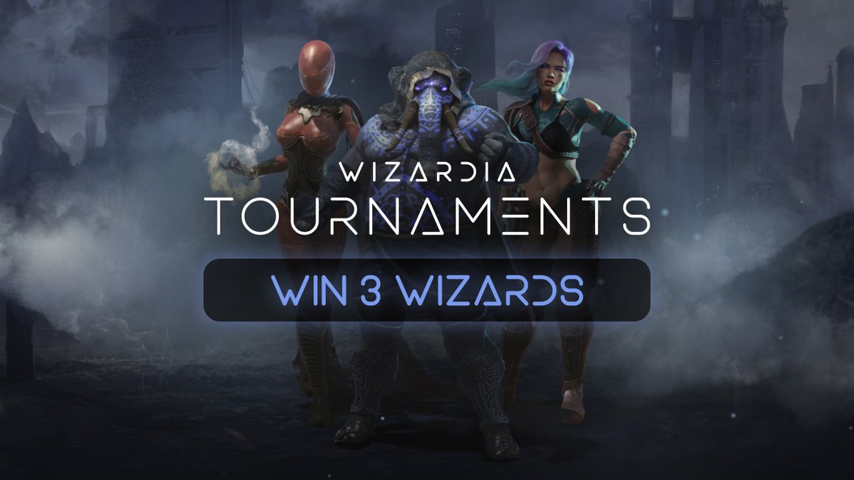 PlayWizardia's tweet image. 🎁 Win 3 Wizard NFTs 🎁
Join #Wizardia’s competition until June 29 &amp;amp; win 3 Wizard #NFTs! Rules:
1️⃣Retweet this post &amp;amp; tag 3 friends
2️⃣Subscribe for Tournaments👉 wizardia.co/tw-win3wizards
3️⃣If you win, your tagged friend will win 1 Wizard NFT too!
Details 👉 wizardia.co/video-win3wiza…