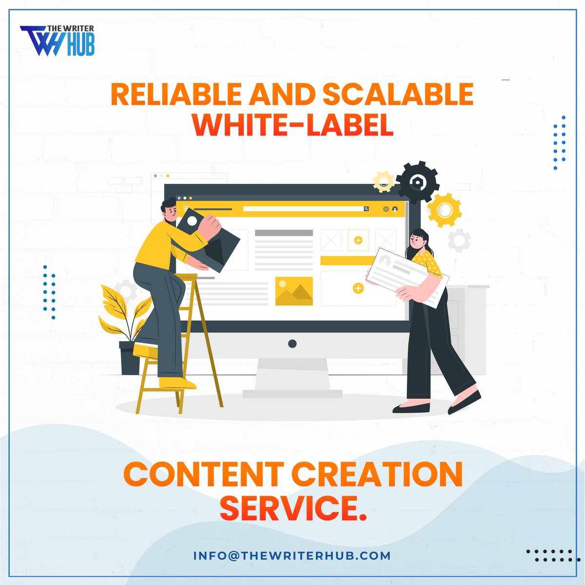 TheWriterHub's tweet photo. Hassle-free white-label content and copywriting services for your clients. We'll support you every step of the way to sell content services affordably and at scale.

#whitelabel #whitelabelsolution #whitelabelservices #whtielabelcontent #content #contentcreation #thewriterhub https://t.co/aT3pgQCUFU