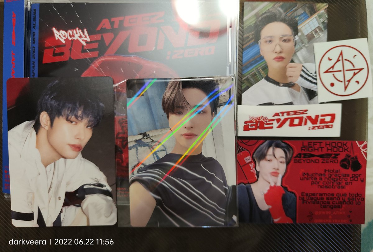 darkVeera's tweet photo. Me llegó.. Que bonitoss.. Me. Encanta #StartTheSecondRound
#ROCKY #BEYOND_ZERO
#ATEEZ #에이티즈
@ATEEZofficial @ATEEZofficialjp #エイティーズ https://t.co/IpNxvk4WFO
