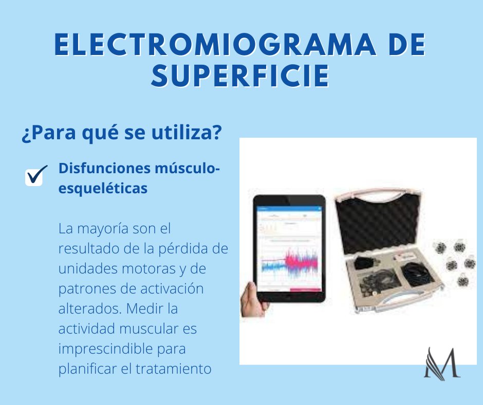 equilibriumsvq's tweet photo. ¿Sabes qué es la el electromiograma de superficie?

#fisiterapia #medicina #sevilla #centroequilibrium https://t.co/P3mKX0ziYs