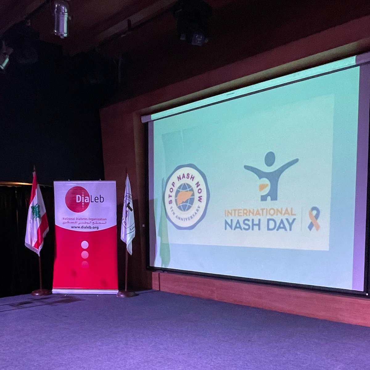 DiaLebOrg's tweet photo. On the occasion of international #NASHday, we partnered with @AUTLebanon for an educational session entitled "#Diabetes and #NASH" to shed light on this silent #liverdisease and how it’s linked to diabetes.
#StopNASHNow #DiaLeb https://t.co/6QhvpmH3pz