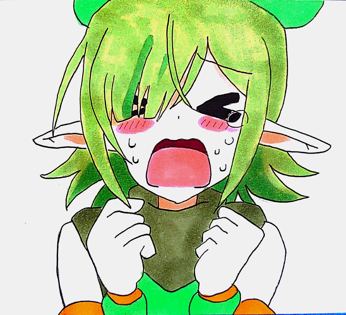 #これ見た人はアオイを貼る 