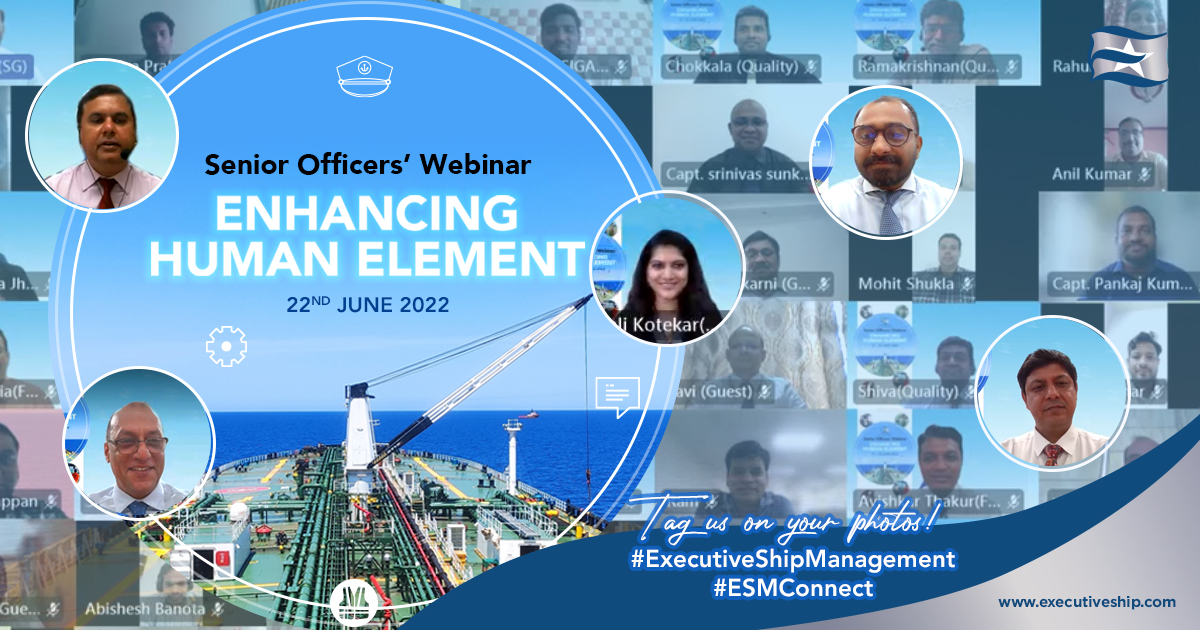 Group_Executive's tweet photo. The second day of our webinar fired off with a special sharing on the importance of mental & crew wellbeing. The later half had our Senior Officers devise strategies for optimising environment protection to improving crew safety...
#ESMConnect
https://t.co/XsupBtnCo9 https://t.co/QQqkLcpmie