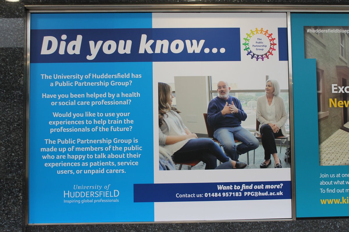 Hud_HHS's tweet photo. Have you seen our new window vinyls in #Huddersfield town centre? They demonstrate our School's impact &amp; engagement within the local community https://t.co/QB1WxwnNfL