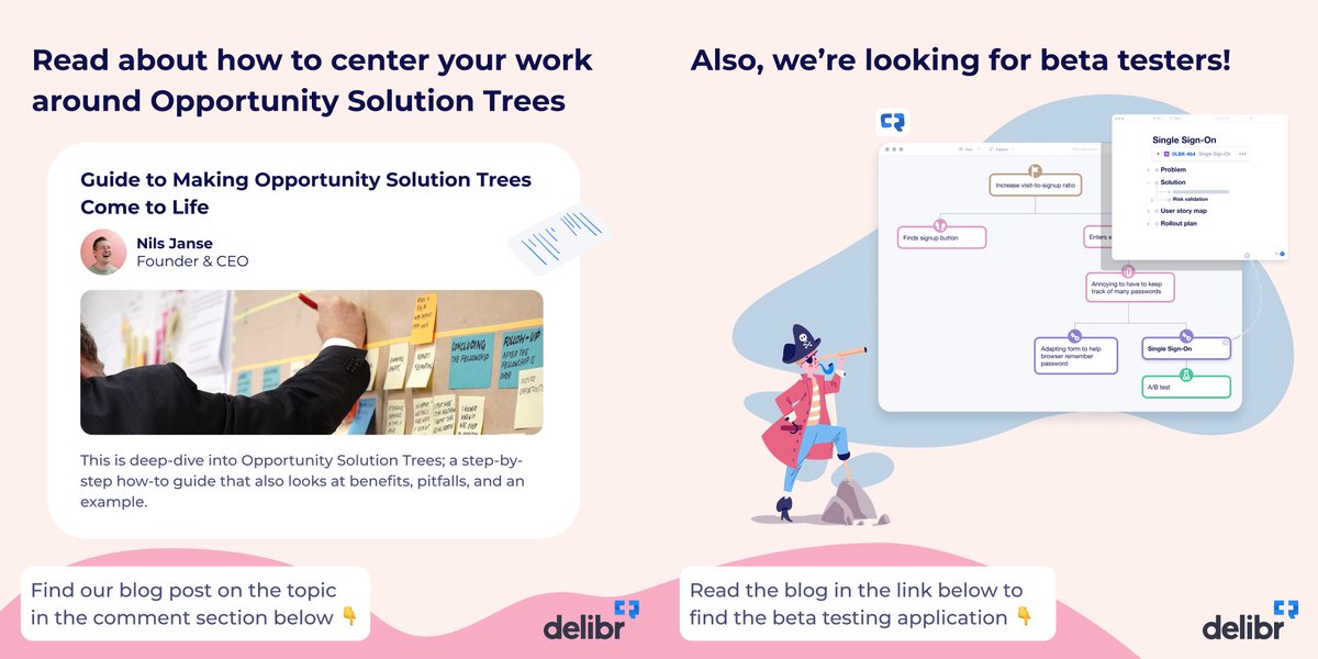Tired of talking features with stakeholders? Looking for a visual discovery technique where outcomes and opportunities are left, right and center? 🤩

Nils Janse have written an article on Opportunity Solution Trees, why they are awesome, and how you can start using them today!