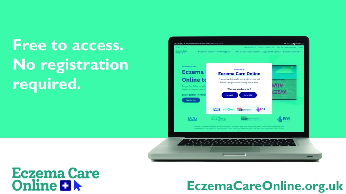 ECO_eczema's tweet photo. We are very excited to have https://t.co/1bC1bqatlx online and helping people with #eczema already. Please share with anyone you know that might benefit from advice, top tips, quizzes and videos about eczema. https://t.co/NDxBFRv2tr