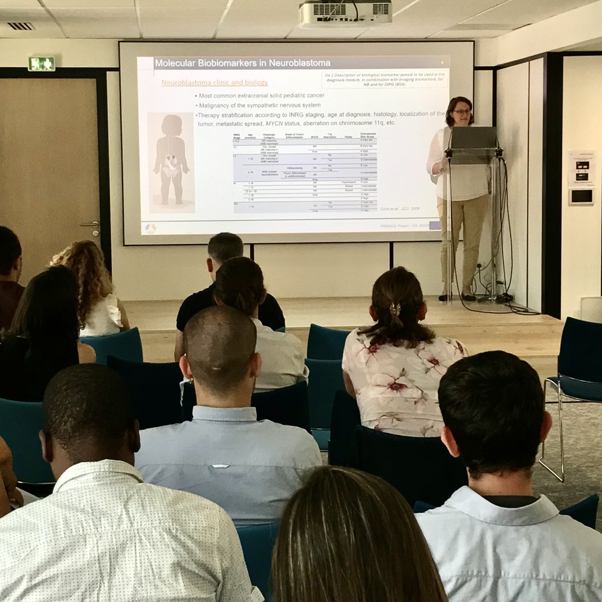 primage_project's tweet photo. #PRIMAGEproject partners from @StAnna_CCRI, @Unipisam and @IISLaFe updated consortium partners on the Clinical needs & Data collection, and NB & DIPG Imaging Biomarkers & Metadata.
#PedOnc #ChildhoodCancer #ArtificialIntelligence #AI #MachineLearning https://t.co/HuwUqZKs6F