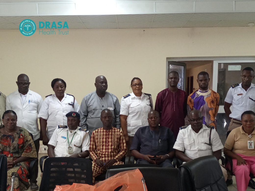 drasatrust's tweet photo. We have kickstarted cross-border meetings in Southern Nigeria. Our first meetings were held at Seme Border (Lagos) and Idiroko (Ogun) Ground Crossings with border and port health officials from Nigeria and Republic of Benin. https://t.co/t8FlDjU7AW