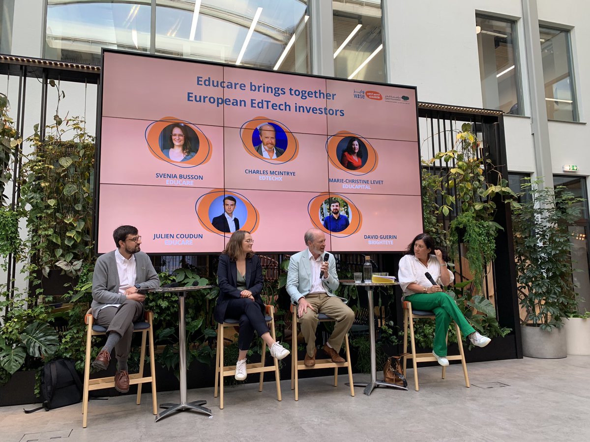 Melody Lang (@drmelodylang) on Twitter photo “Only invest in Companies you fall in love with!” Thank you <a href="/guerindavid/">David Guérin</a> for ending the panel on that note 💕💖 <a href="/brighteyevc/">Brighteye Ventures 🇪🇺</a> <a href="/Educapital_vc/">Educapital</a> @svenibus <a href="/EdTechEurope/">EdTechX</a> “Only invest in Companies you fall in love with!” Thank you <a href="/guerindavid/">David Guérin</a> for ending the panel on that note 💕💖 <a href="/brighteyevc/">Brighteye Ventures 🇪🇺</a> <a href="/Educapital_vc/">Educapital</a> @svenibus <a href="/EdTechEurope/">EdTechX</a>