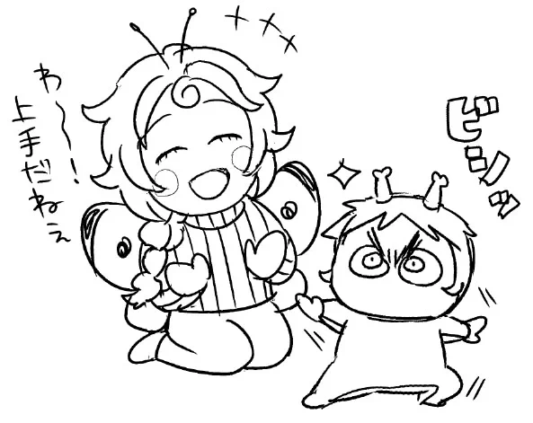 @1 モンシローとバブジョ(オタクすぐ年齢操作する) 