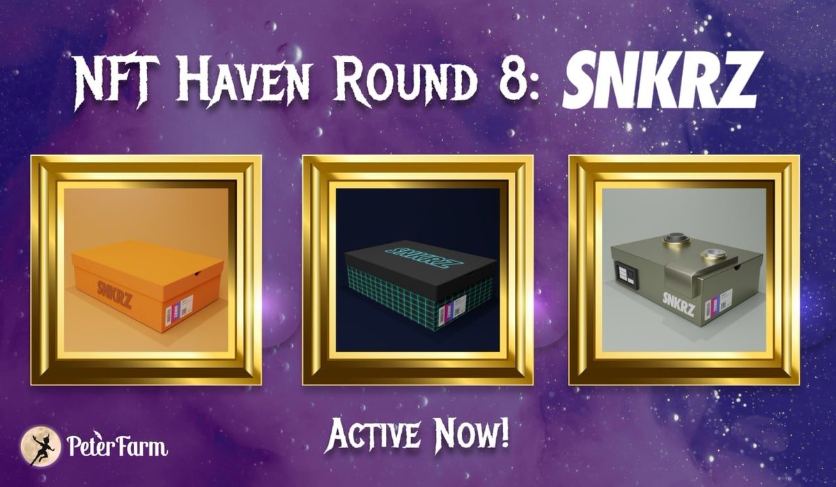 🧚‍♂️ NFT Haven Round 8: <a href="/theSNKRZ/">SNKRZ</a> Open🧚‍♂️

NFT Haven Round 8: SNKRZ pools are now active

🏆NFT Haven Rewards
Stake PAN: SNKRZ #7891
Stake PAN: SNKRZ #3297
Stake wCLOCK: SNKRZ #6253

Stay tuned for the new NFT pools!
#DeFI #NFT #M2E
