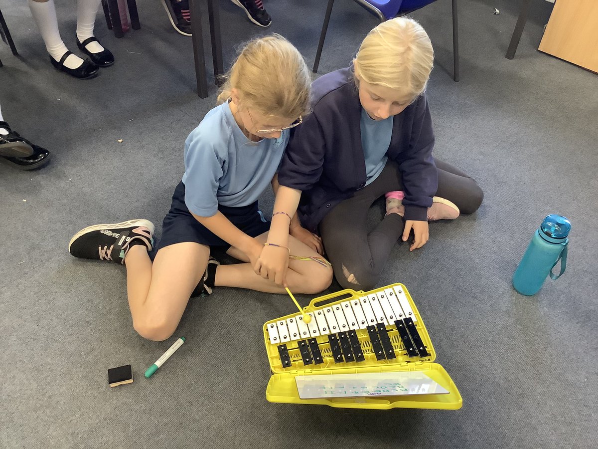 Year 6 have been celebrating #WorldMusicDay by composing their own melodies in groups #wjamusic