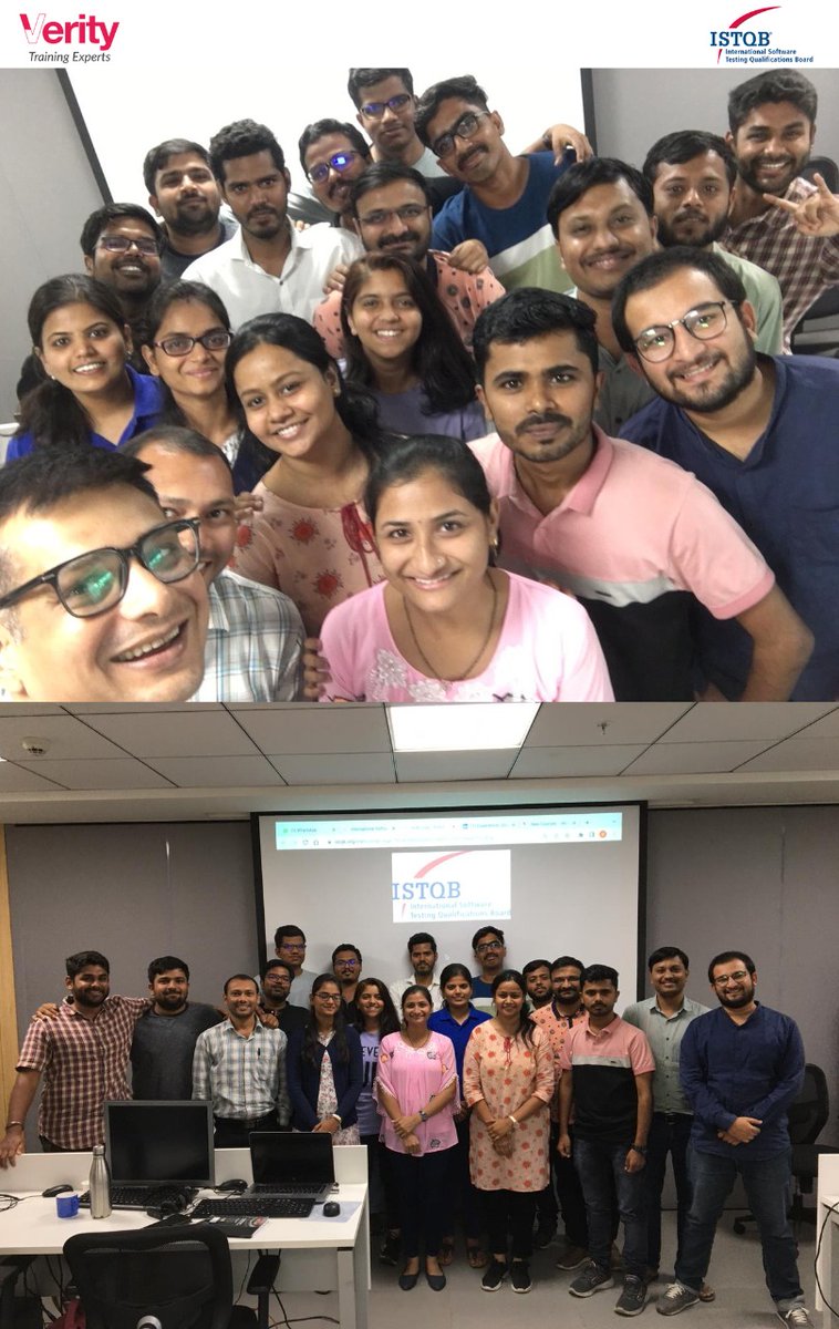 We successfully conducted an #OfflineTraining on '#ISTQB Certified Tester Foundation Level', in association with @ISTQBORG, from 16-18 June. This #Corporate batch was coached by @gkpandey, our Chief Research Officer.

Visit veritysoftware.in

#Training #Tester #Foundation