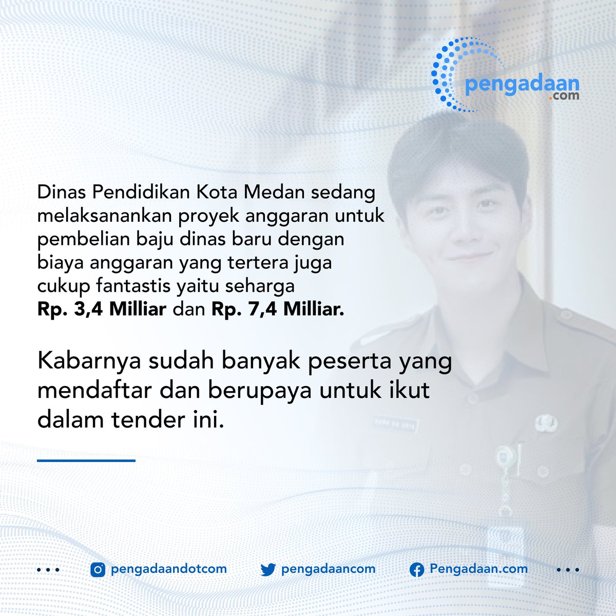 pengadaancom's tweet photo. https://t.co/5084rnbypQ! Platform ini bisa bantu kalian semua untuk bisa ikut berbagai macam tender yang sedang dilaksanakan di Indonesia. Yuk, tunggu apa lagi segera jadi crazy rich dan daftar sekarang di https://t.co/5084rnbypQ #APBD #PemersatuBangsa #CrazyRichPDC #BajuDinas https://t.co/H2kcPq6LHZ