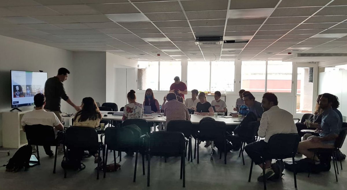 PerseoProject's tweet photo. Now @PALRobotics 👇
2ND RESIDENTIAL WORKSHOP  #workon
#perseoProject #residentialworkshop 
#humanrobot #PalRobotics #msca https://t.co/QrVRVRnpWE