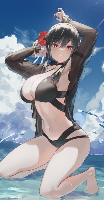 #SPY_FAMILY 
ヨルさん水着 ! 