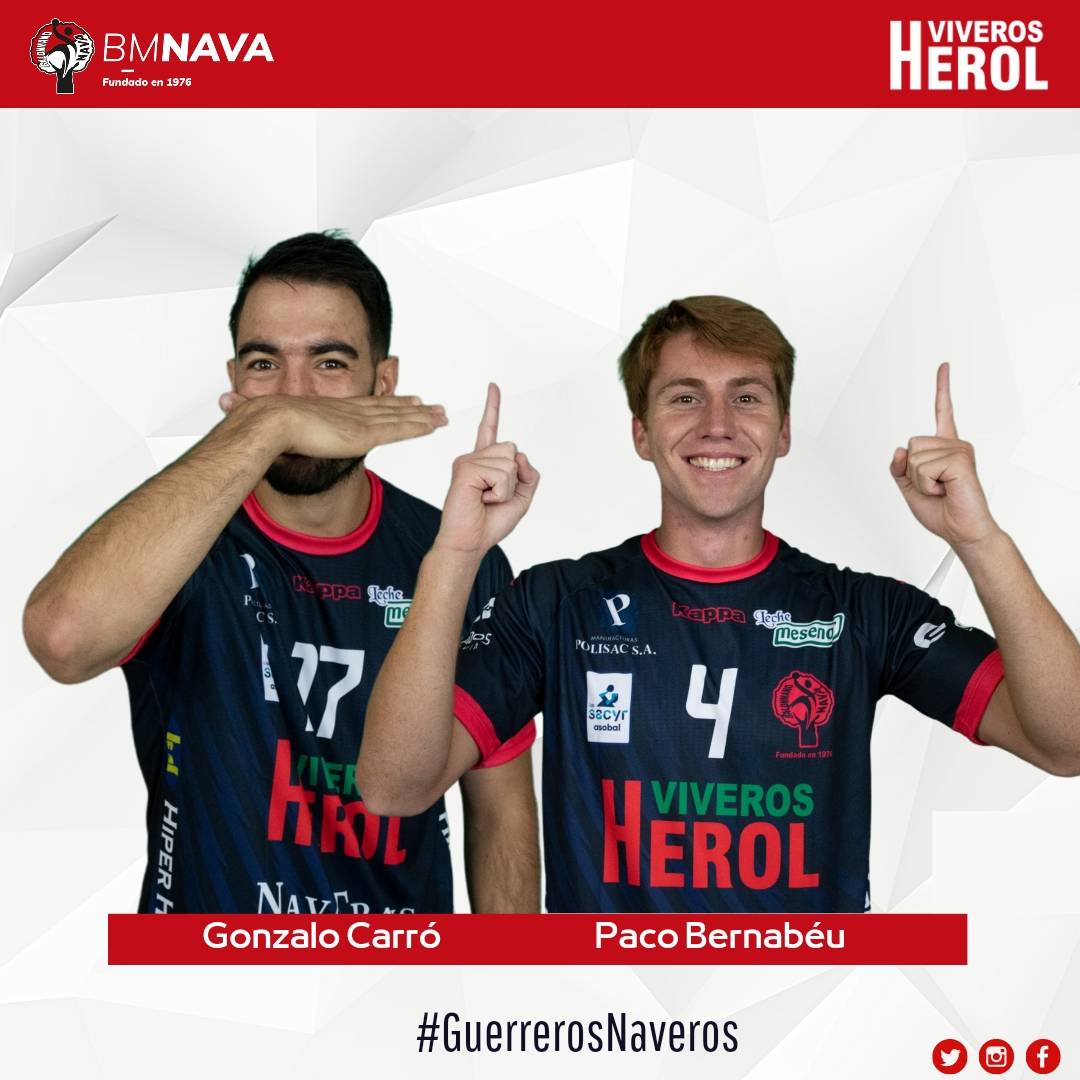 El coraje 🛡️ y alegría 😀 estarán garantizados en el vestuario de la próxima temporada en el #ViverosHerolBmNava 🤾🏻‍♂️

#GuerrerosNaveros 🔴⚪
#RetoDHPlata