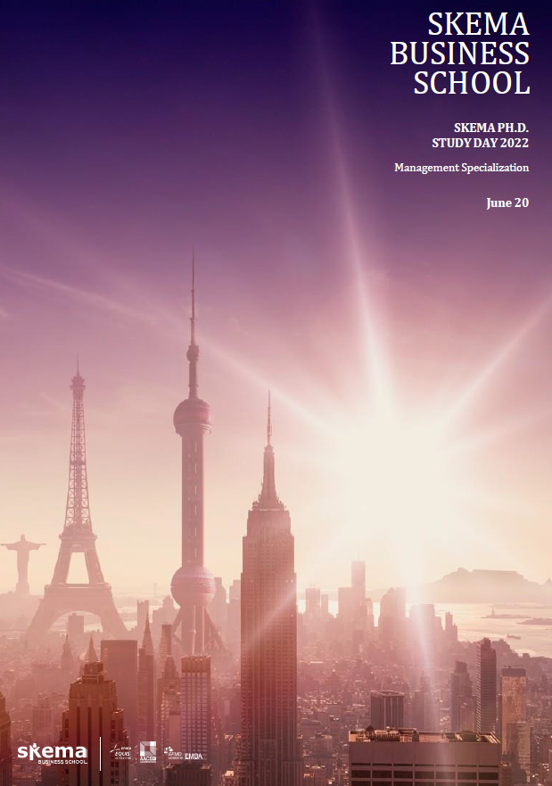 f_castellaneta's tweet photo. Many thanks to all the students and professors who participated in the Skema Ph.D. study day of the management specialization. Here is the program with the list of working papers presented. https://t.co/QmeNukpiik