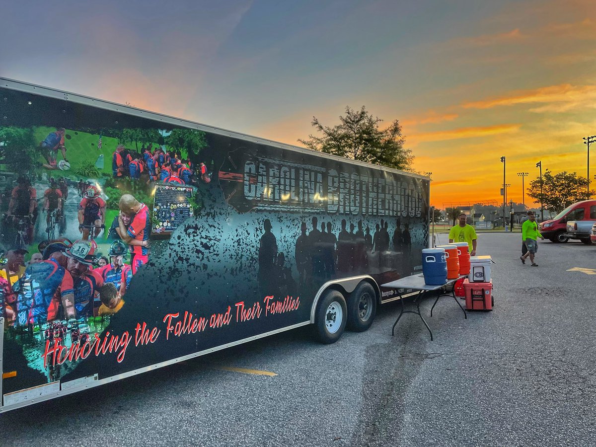 CarolinaBhood's tweet photo. As we start Day 3, there’s a sadness following the events yesterday at Spartanburg County Sheriff's Office. We have a few members that serve the greater Greenville-Spartanburg area & they’re hurting. Today we ride in honor of these heroes #Brotherhood #CBH22 #NeverForget https://t.co/IvumMcdnPE