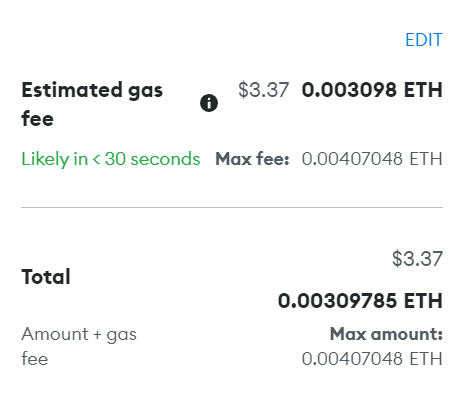 wojeknet's tweet photo. This is how much it costs to mint an onchain #wojek right now, not bad huh #cryptocurrency #Ethereum #NFT #NFTs #nftart https://t.co/PxTZOwciMN