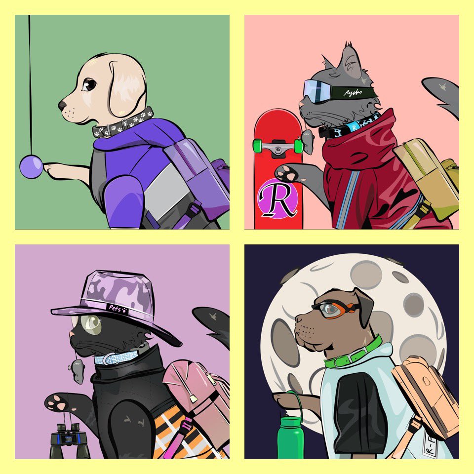 #RyokoPets are Ready to travel ! 🐾🦴

🕶 FREE Mint for Ryokō holders 🔜

.....
$ETH #NFTs #freemintNFT 
#icytools #FReemint