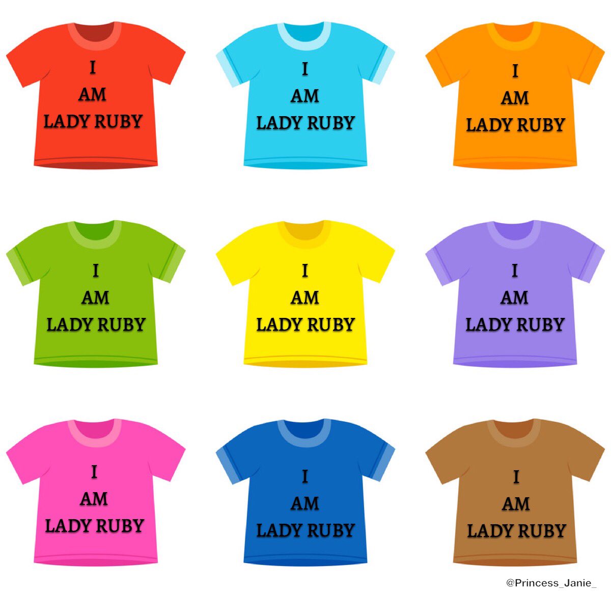Princess_Janie_'s tweet photo. @1mototh24 In every color! #iamladyruby #IStandWithLadyRubyAndShaye ❤️ https://t.co/tlfjFGkyed