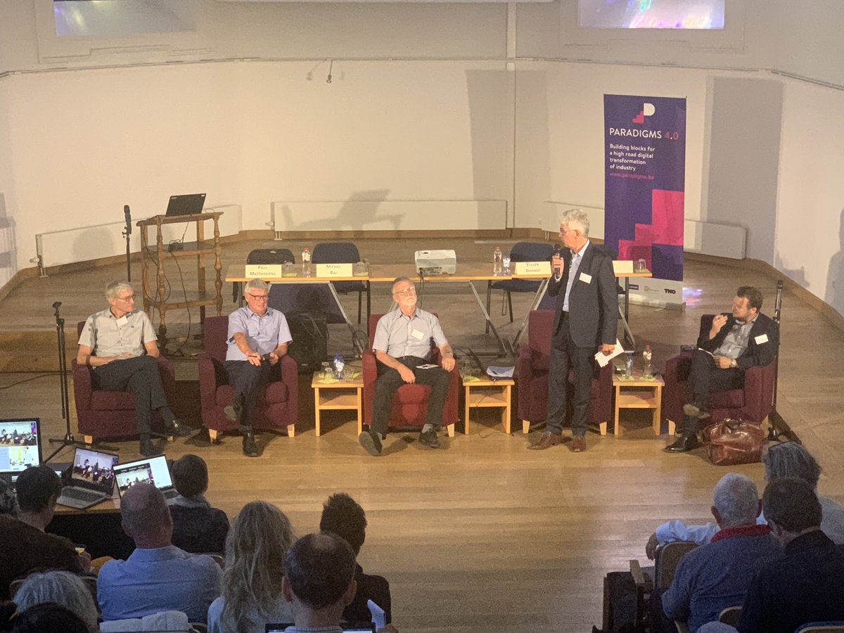 ‘Do we need to rein in digital technologies?’ Panel discussion with
Joris De Schutter, Peter Hasle, Mark Levels, Geert Van Hootegem, moderated by ⁦<a href="/dhondt_steven/">Steven Dhondt</a>⁩ at ⁦@Paradigms40⁩ closing conference