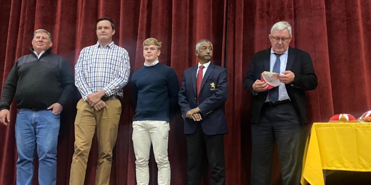 Fidelity_Secure's tweet photo. Congratulations to all the boys capped last night at the Golden Lions #YouthWeek capping ceremony. Our CEO and Springbok &amp; Lions legend Wahl Bartmann was honoured to take part and do the official “capping” of all the boys selected at this year’s event. https://t.co/Stoid7NG0R
