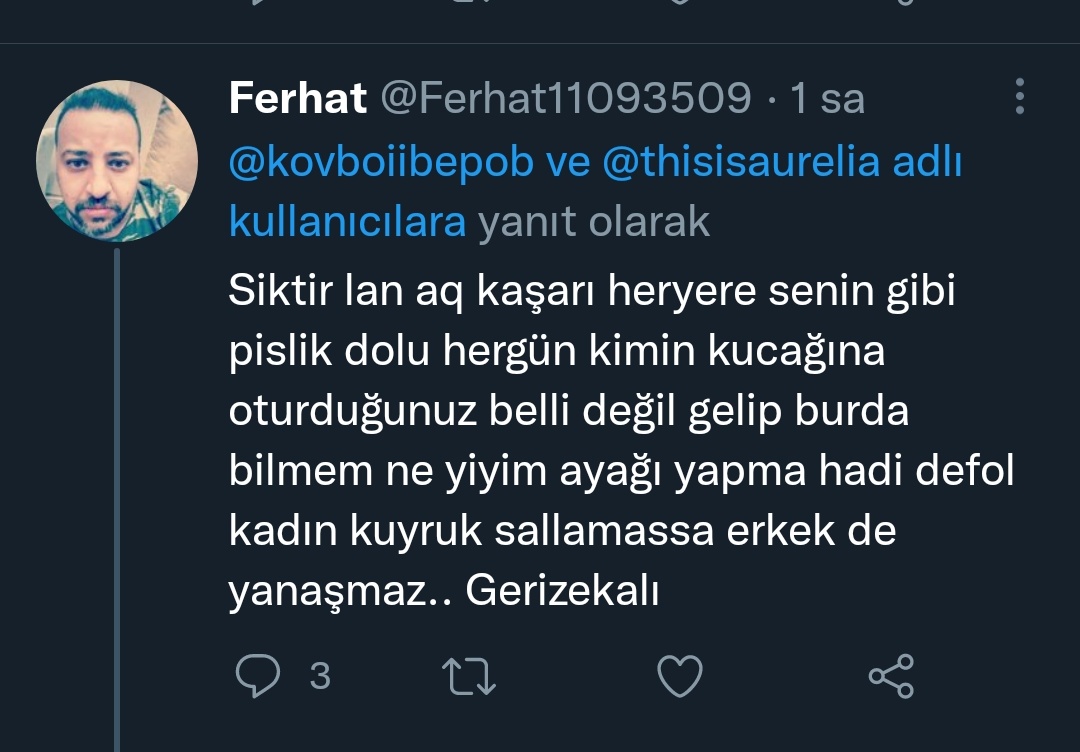 kovboiibepob's tweet photo. @kitetarse @Ferhat11093509 @XxXZzzzxer @thisisaurelia Esracim bu vizyonsuz herifle tartışma derim cidden yazık edersin kendine hasta psikopat bu iflah olmaz https://t.co/asgbzvq0U2
