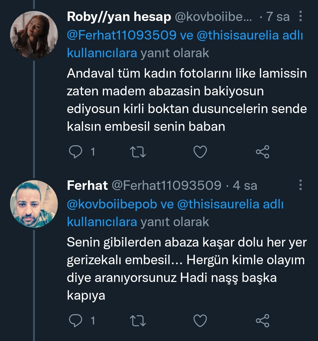 kovboiibepob's tweet photo. @kitetarse @Ferhat11093509 @XxXZzzzxer @thisisaurelia Esracim bu vizyonsuz herifle tartışma derim cidden yazık edersin kendine hasta psikopat bu iflah olmaz https://t.co/asgbzvq0U2