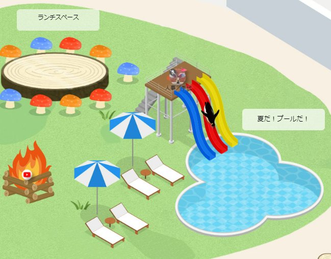 ／
夏だ！プールだ！
＼
蒸し暑いですね🌧
涼んできます🏖️